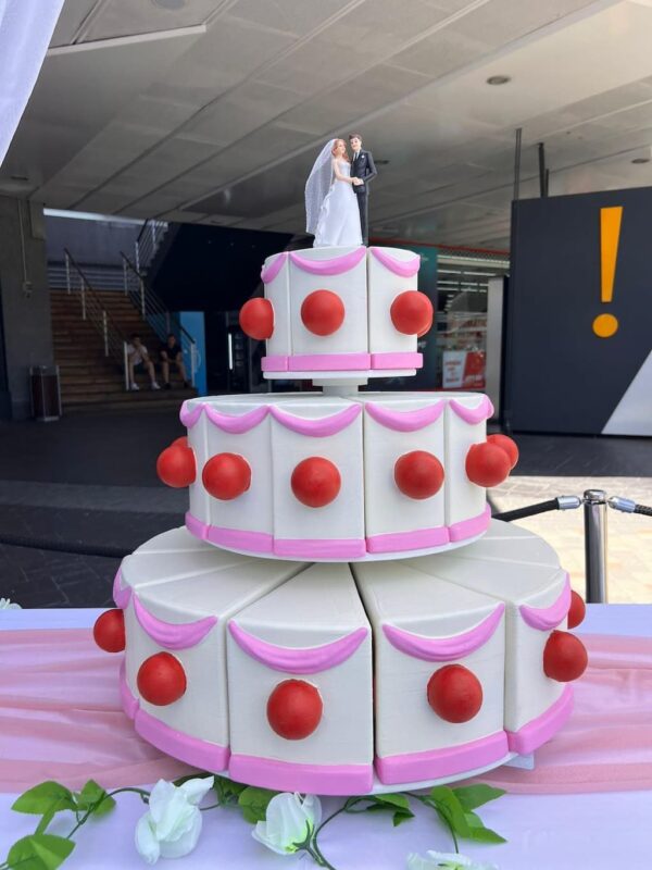 Película Padre no hay más que uno, cuatro Pastel de boda