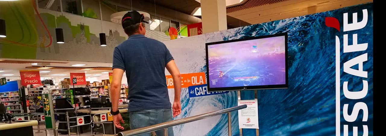 Centro Comercial La Ola - Actividad promocional de café frío